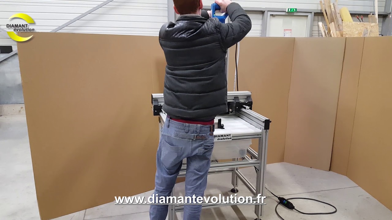 Carotteuse XY pour prélèvement de carotte